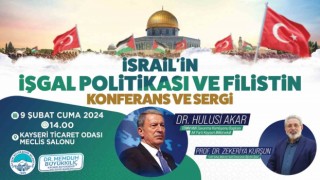 Büyükşehirden ‘İsrailin İşgal Politikası ve Filistin konulu konferans ve sergi