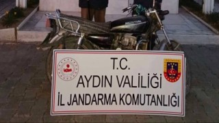 Çalınan motosikleti jandarma buldu