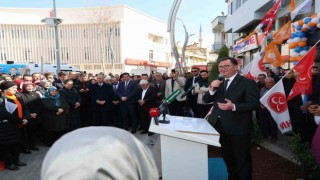 Cumhur İttifakının Tavas SKM açılışı miting havasında gerçekleşti