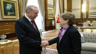 Cumhurbaşkanı Erdoğan, ABDli Senatör Jeanne Shaheeni kabul etti