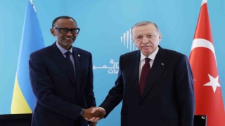 Cumhurbaşkanı Erdoğan, Ruanda Devlet Başkanı Kagame ile bir araya geldi