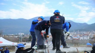 Denizlili dön görevlileri afetlere hazırlıkta bir ilki başardı