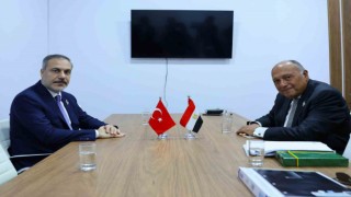 Dışişleri Bakanı Fidan, Mısır Dışişleri Bakanı Shoukry ile bir araya geldi