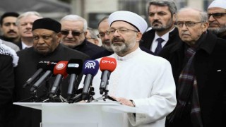 Diyanet İşleri Başkanı Erbaş: “Zulmü durdurmak Müslümanın vicdani görevidir”