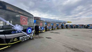 Diyarbakırda toplu taşımayı rahatlatmak için 10 yeni otobüs hizmete alındı