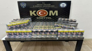 Dörtyolda 680 paket gümrük kaçağı sigara ele geçirildi