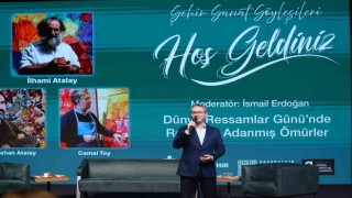 Dünya Ressamlar Gününde ressamlar sanatseverlerle bir araya geldi