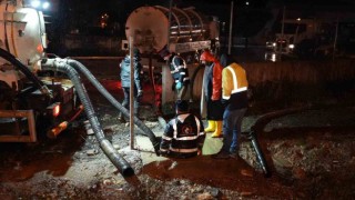 Düzcede şehir geneline su verilemiyor, arızaya belediye ekipleri müdahale ediyor