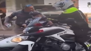 Ehliyetsiz sürücü polisin elinden kaçmak için her yolu denedi, yaptıkları pes dedirtti