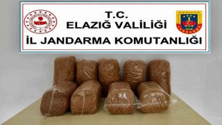 Elazığda 45 kilo kaçak tütün ele geçirildi