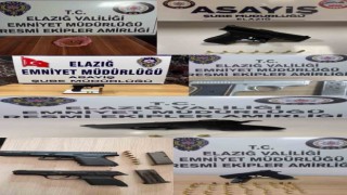Elazığda 7 adet ruhsatsız tabanca ele geçirildi