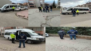 Elazığda okul önü denetimleri sürüyor