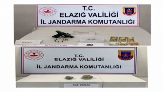 Elazığda uyuşturucu taciri 3 şüpheli yakalandı