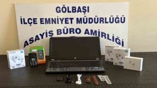 Elektronik eşya çalan şahıs yakalandı