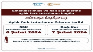 Emekli aylık farkları ödenmeye başlandı