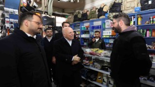 Erzurum esnafından Başkan Sekmene yatırım teşekkürü
