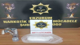 Erzurumda 343 gram metamfetami yakalandı