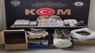 Erzurumda makaron operasyonu