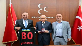 Fatih Karagümrükten, MHP lideri Bahçeliye ziyaret