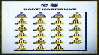 Fenerbahçenin Gaziantep FK maçı kamp kadrosu açıklandı