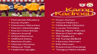 Galatasaray, Samsunspor maçı kamp kadrosu belli oldu