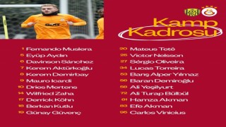 Galatasarayın MKE Ankaragücü maçı kamp kadrosu belli oldu