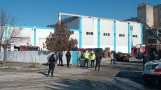 Gaziantepte kumaş fabrikasında yangın