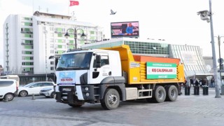 Gaziosmanpaşada kar nöbeti başladı