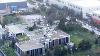 Gebzede işçilerin rehin alındığı fabrika havadan görüntülendi