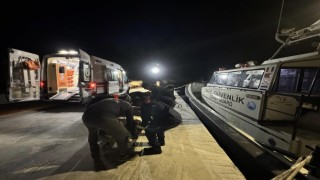 Gökçeadada rahatsızlanan vatandaş Sahil Güvenlik ekiplerince tahliye edildi