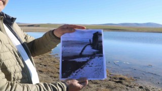 Gölü kirleten firmayı tek kare fotoğraf eleverdi