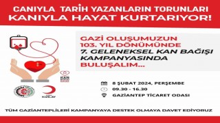 GTO, Gazilik unvanını 7. geleneksel kan bağışı kampanyası kutluyor