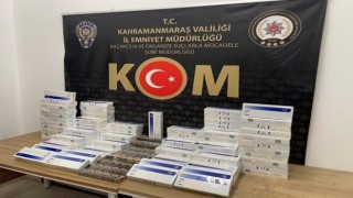 Gümrük kaçağı sigara ve telefon ele geçirildi