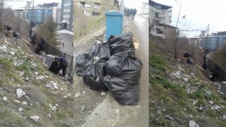 Hakkaride çevre temizliği seferberliği
