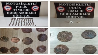 Hatayda 81 adet sikke ele geçirildi