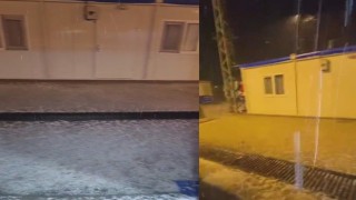 Hatay’da dolu yağışı etkili oldu vatandaşlar o anları kaydetti