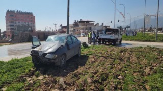 Hatayda trafik kazası: 2 yaralı
