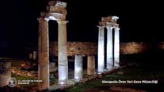 Hierapolis Antik Kentinde gece müzeciliği için geri sayım başladı