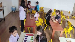 Hisarcık Atatürk İlkokulunda Akıl ve Zeka Oyunları kursu