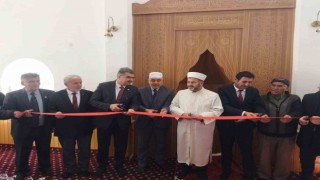 Hüyükte Sırçalı Camisi dualarla ibadete açıldı