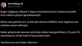 İçişleri Bakanı Ali Yerlikaya: “Etkisiz hale getirilen E.Y. ve P.B adlı hainlerin DHKP/C terör örgütüne üye oldukları tespit edilmiştir”