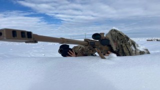 Iğdırda keskin nişancı eğitiminden kareler