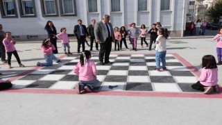 İlkler Hoca Ahmet Yesevi İlkokulunda kapalı oyun alanı açılışı yapıldı