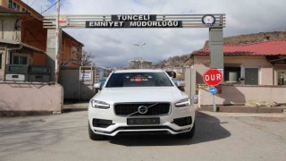 Interpol Europol Dairesi Başkanlığınca aranan araç Tuncelide bulundu