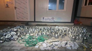 İş yerinden 3 milyonluk malzeme çalan 2 şüpheli yakalandı
