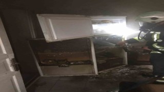 İskenderunda ev yangınına itfaiye müdahale etti