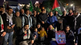 İstanbulda Refah Sınır Kapısının açılması talebiyle eylem düzenlendi