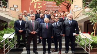 İsviçreli iş insanlarından Rektör Özaydına ziyaret