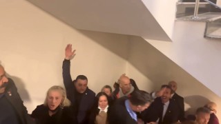 İYİ Parti aday tanıtım toplantısında istifa sesleri yükseldi