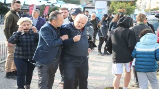 İYİ Partinin aday tanıtım toplantısı öncesinde gerginlik